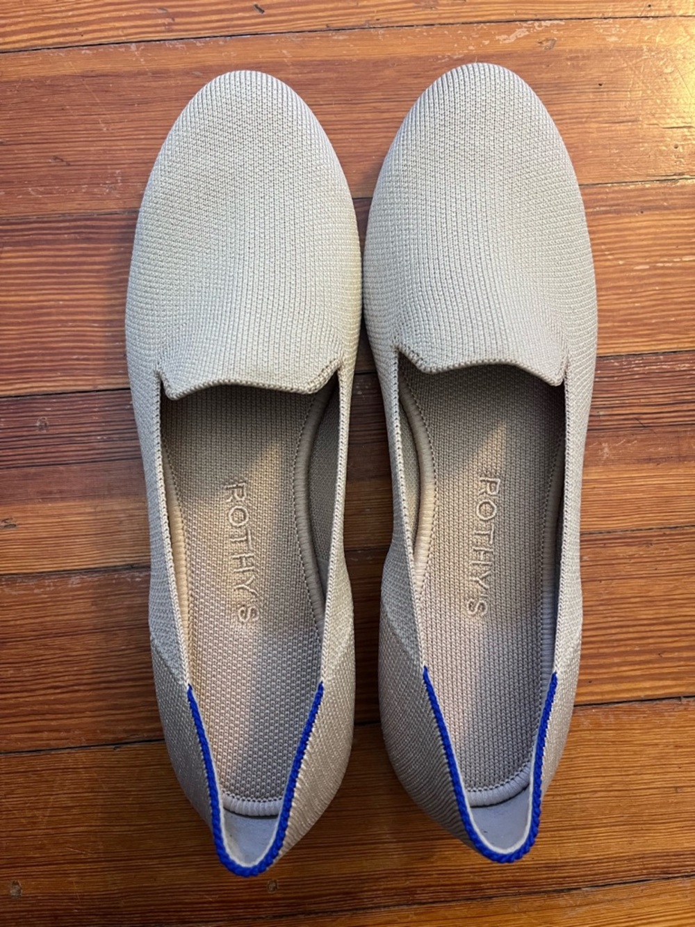 Rothy's “The Lounge” Loafer in Ecru